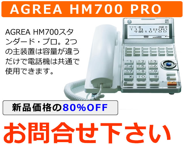 サクサビジネスホンアグレアHM700｜ひかり電話対応ビジネスフォン
